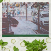 Een ontmoeten moment theedoek (Gevouwen)