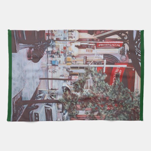 Een ontmoeten moment theedoek (Horizontaal)