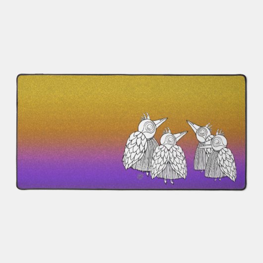 Een ontmoeting van de vogels bureaumat (Voorkant)