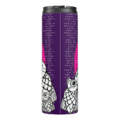 Een ontmoeting van de vogels in woorden thermosbeker (Achterkant)