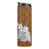 Een ontmoeting van de vogels in woorden thermosbeker (Geroteerd rechts)