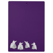 Een ontmoeting van de vogels klembord (Achterkant)