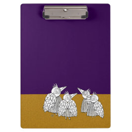 Een ontmoeting van de vogels klembord