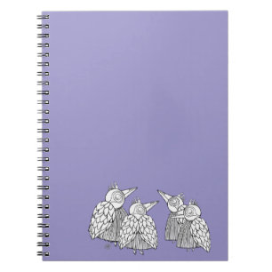 Een ontmoeting van de vogels notitieboek