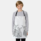 Een ontmoeting van vogels schort (Gedragen)