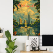 Een ontploffing uit het verleden:  Orlando Poster (Thuiskantoor)