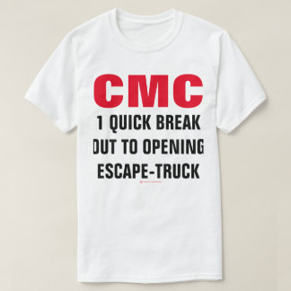 EÉN ONTSNAPPINGSCHIP T-SHIRT