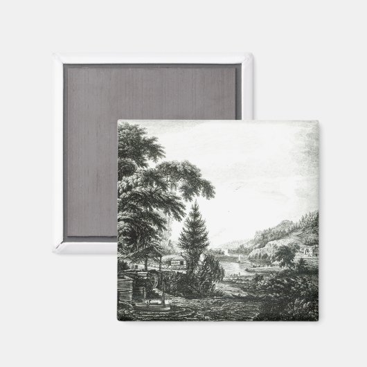 Een ontwerp om het begin en magneet (Voorkant / Achterkant)