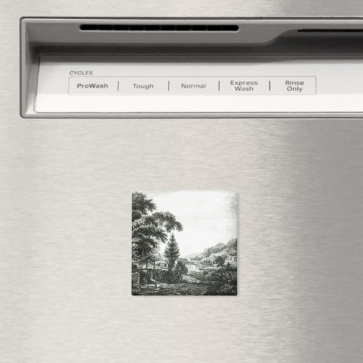 Een ontwerp om het begin en magneet (Insitu (Vaatwasser))