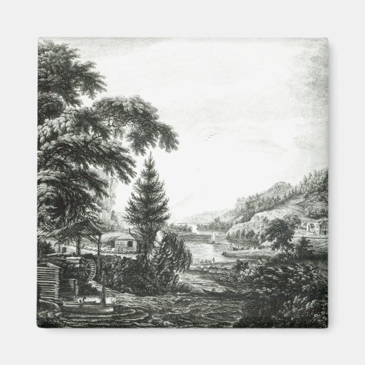 Een ontwerp om het begin en magneet (Voorkant)