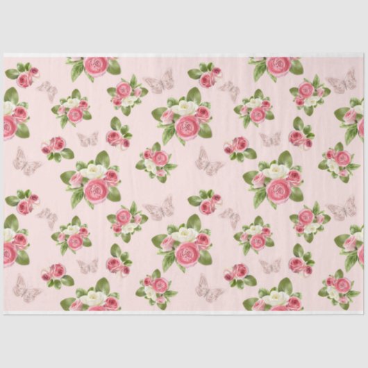 Een ontwerp uit de grafische serie Shabby 10 Tissuepapier (Voorkant)