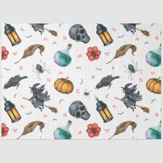 Een ontwerp uit de Halloween-reeks 6 Tissuepapier (Voorkant)