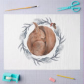 Een ontwerp uit de kerstvogelserie 10 tissuepapier (Craft)