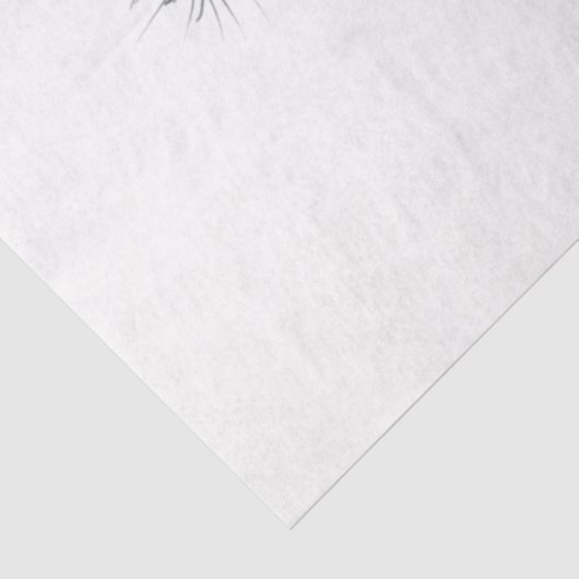 Een ontwerp uit de kerstvogelserie 7 tissuepapier (Detail)