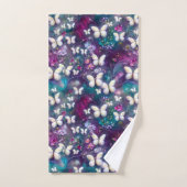 Een ontwerp uit de multifunctionele vlinderreeks 5 bad handdoek (Handdoek)