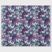 Een ontwerp uit de multifunctionele vlinderreeks 5 cadeaupapier (Vlak)