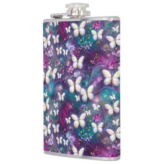 Een ontwerp uit de multifunctionele vlinderreeks 5 heupfles (Links)