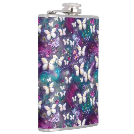 Een ontwerp uit de multifunctionele vlinderreeks 5 heupfles (Rechts)