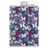 Een ontwerp uit de multifunctionele vlinderreeks 5 heupfles (Achterkant)