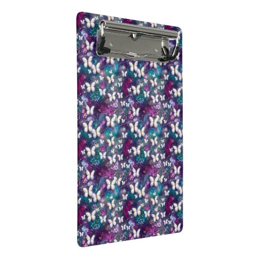 Een ontwerp uit de multifunctionele vlinderreeks 5 mini klembord (Schuin)