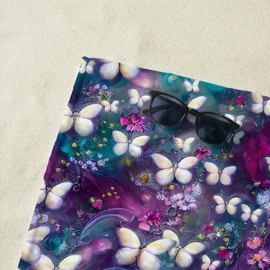 Een ontwerp uit de multifunctionele vlinderreeks 5 strandlaken (In situ)