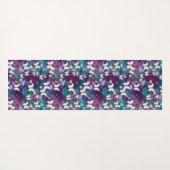 Een ontwerp uit de multifunctionele vlinderreeks 5 yogamat (Achterkant (horizontaal))