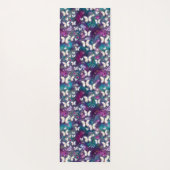 Een ontwerp uit de multifunctionele vlinderreeks 5 yogamat (Achterkant)