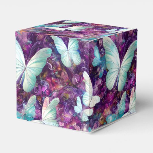 Een ontwerp uit de multifunctionele vlinderreeks 7 bedankdoosjes (Achterkant)