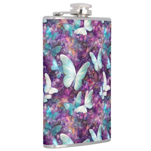 Een ontwerp uit de multifunctionele vlinderreeks 7 heupfles (Rechts)