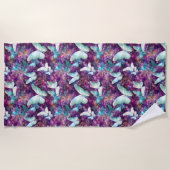 Een ontwerp uit de multifunctionele vlinderreeks 7 strandlaken (Voorkant)