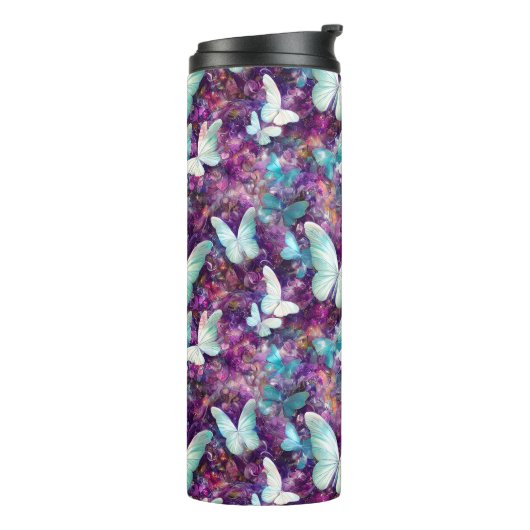 Een ontwerp uit de multifunctionele vlinderreeks 7 thermosbeker (Gedraaid links)