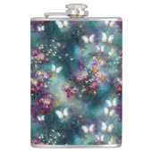 Een ontwerp uit de Mystical Butterfly-reeks 11 Heupfles (Voorkant)