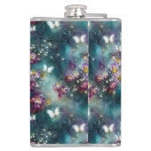 Een ontwerp uit de Mystical Butterfly-reeks 11 Heupfles (Achterkant)