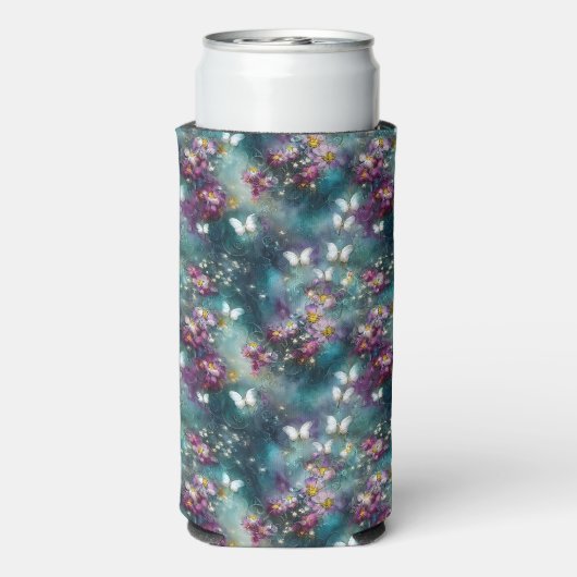 Een ontwerp uit de Mystical Butterfly-reeks 11 Seltzer Blikjeskoeler (Seltzer Achterkant)