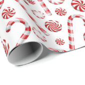 Een ontwerp van de Peppermint-specerijreeks 12 Cadeaupapier (Rol Hoek)