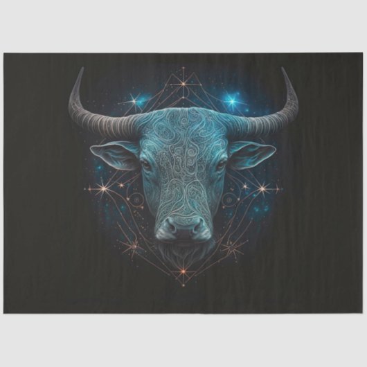 Een ontwerp van de Reeks van het Zodiac 5- Weefsel Tissuepapier (Voorkant)