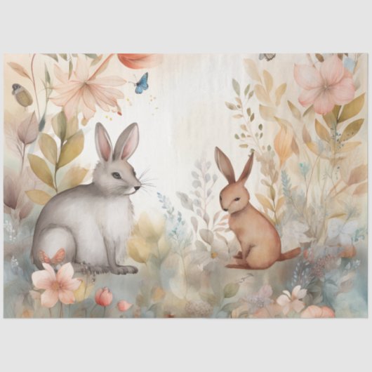 Een ontwerp van de Whimsical Woodland Series 5 Tissuepapier (Voorkant)