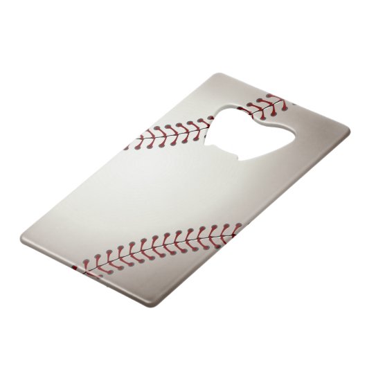 Een ontwerp van een basis of zachte band creditkaart flessenopener (Voorkant Gekanteld)