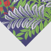 Een ontwerp van een groen en geel patroon tissuepapier (Detail)