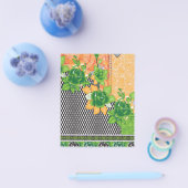 Een ontwerp van een groene en gele muur opknoping flyer (Enkel)