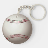 Een ontwerp van een honk of softbal sleutelhanger (Achterkant)