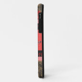 Een ontwerp van een rood en zwart behang Case-Mate iPhone case (Achterkant/links)