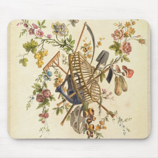 Een ontwerp van tuintextiel uit de Oeuvre contenan Muismat (Voorkant)