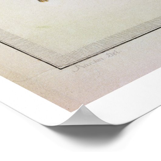 Een ontwerp van tuintextiel uit Oeuvre contenant u Poster (Hoek)