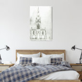 Een ontwerp voor een kerk, 1821 canvas afdruk (Insitu (Slaapkamer))