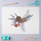 Een ontwerp voor een kerstvogelserie 9 tissuepapier (Craft)