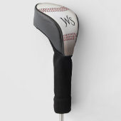 Een ontwerpbasis of een zacht Initiaal of monogram Golfheadcover (Schuin)