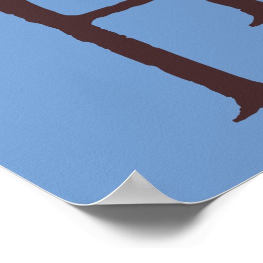 EEN ONUITGEBREID JOURNEY™-Logo Solid Poster (Hoek)