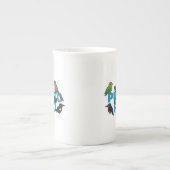 Een onvergetelijke prestatie van Puerto Rico. Ende Porselein Kop (Voorkant)