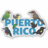 Een onvergetelijke prestatie van Puerto Rico. Ende Sticker (Voorkant)